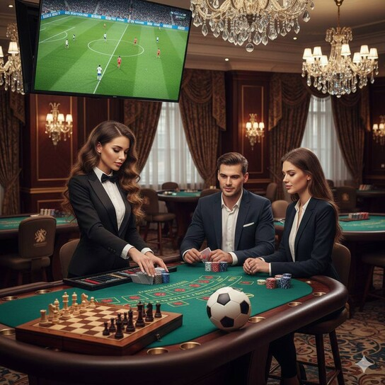 Luxurious Bitcoin casino interface with crypto coins and cards